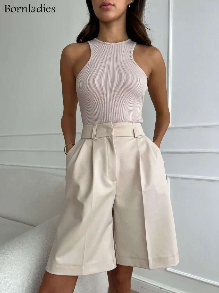 Y2K High Waist Shorts Sophistication and Comfort