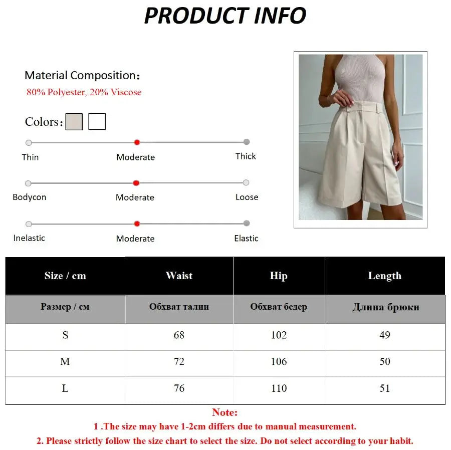 Y2K High Waist Shorts Sophistication and Comfort