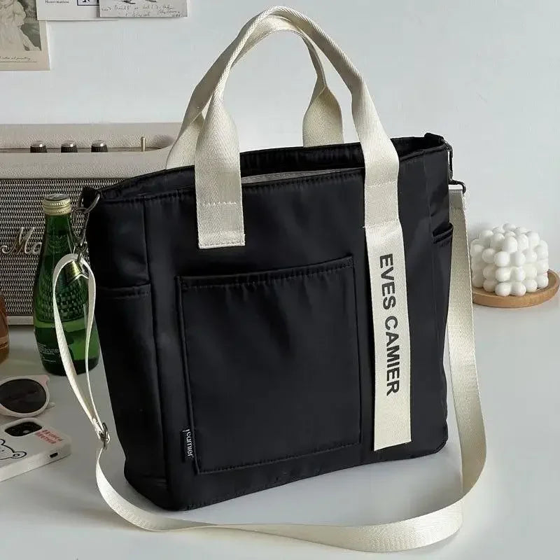New Casual Large Capacity Waterproof Nylon Shoulder Tote Bag