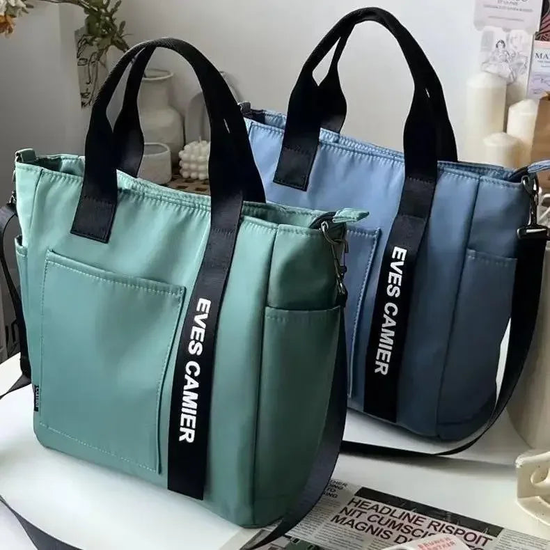 New Casual Large Capacity Waterproof Nylon Shoulder Tote Bag