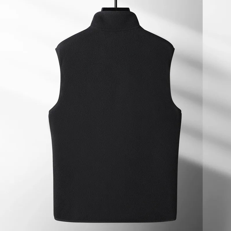 Plus Size Fashion Jacket with Zipper Pockets