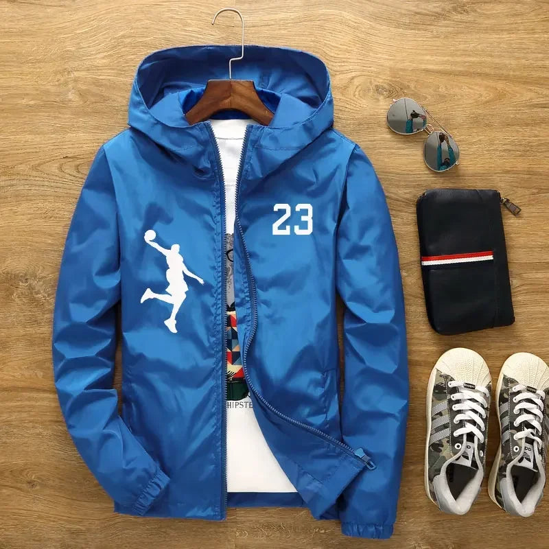 Casual Hooded Bomber Jacket