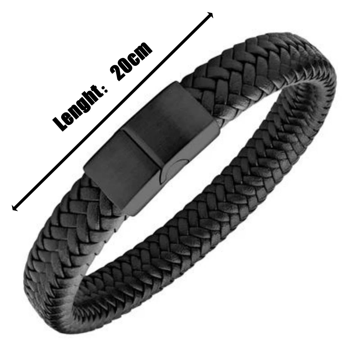 Retro Leather Open Bracelet