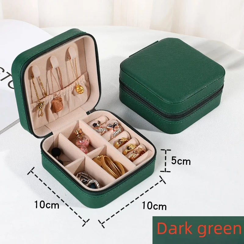 Luxury Mini Jewelry Box in Synthetic Leather