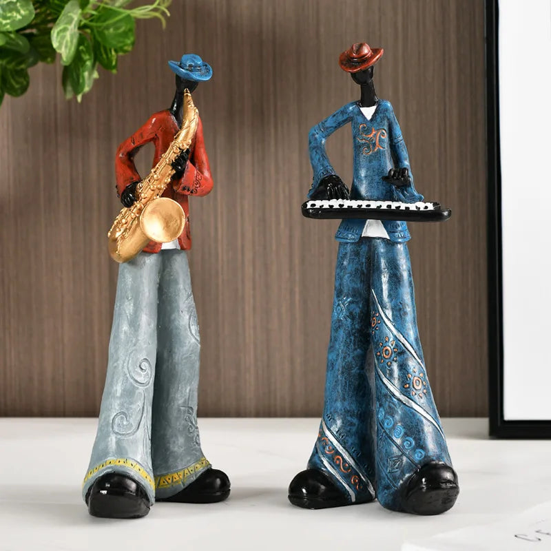 Decorative Sculpture of an American Band