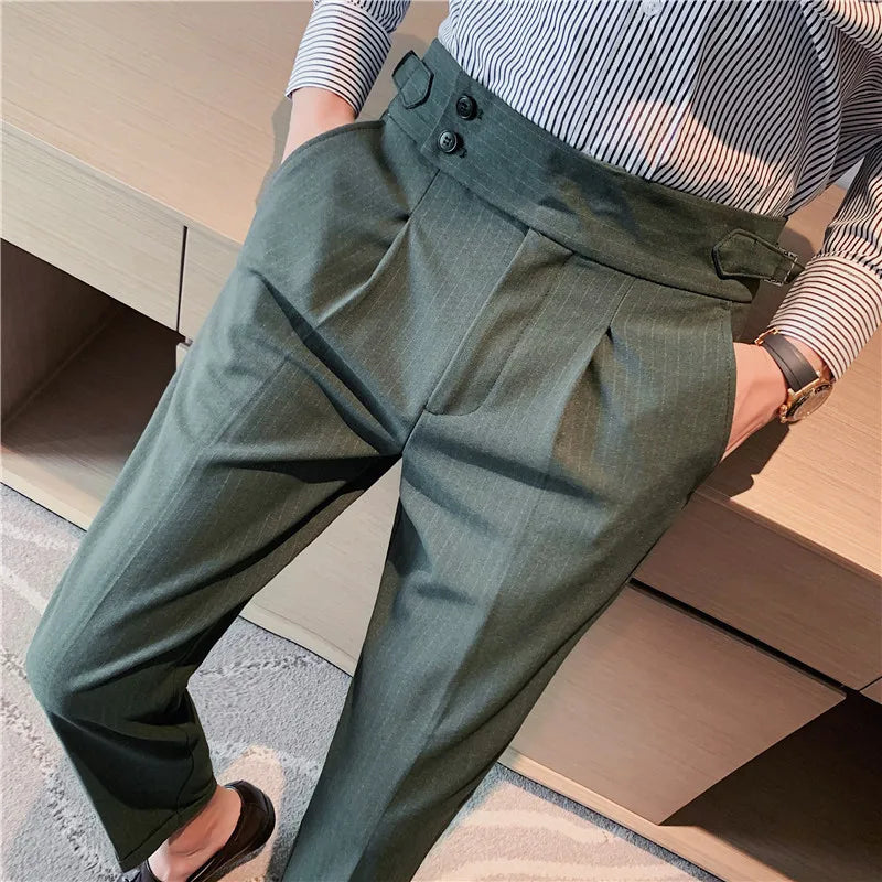 Men's slim fit office pants