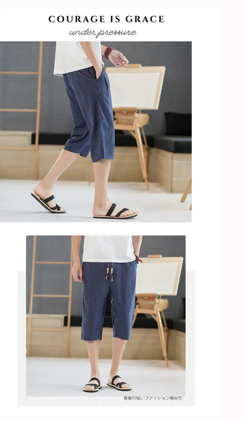 Polyester Cropped Pants