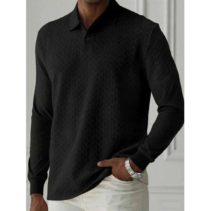 High Quality Long Sleeve Polo Shirt