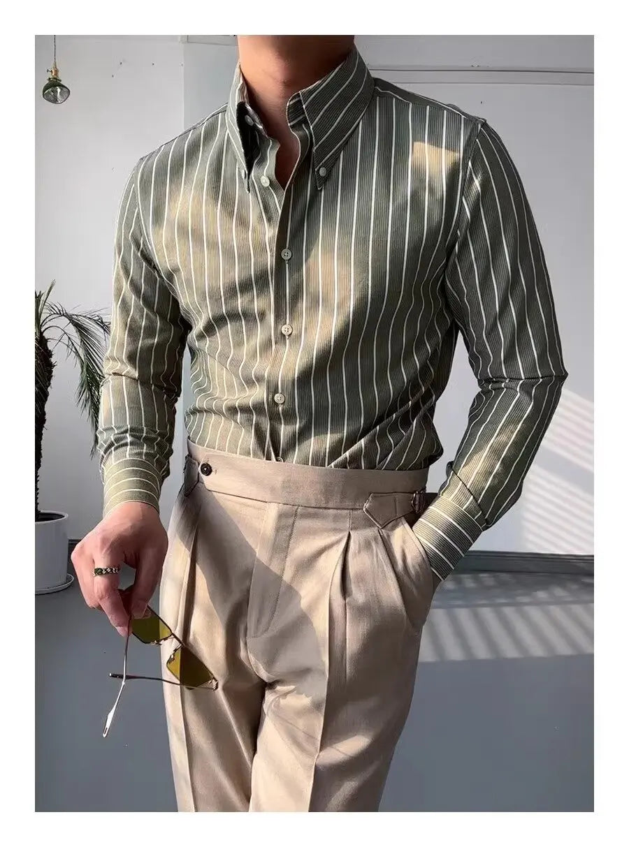 Striped Long Sleeve Shirt