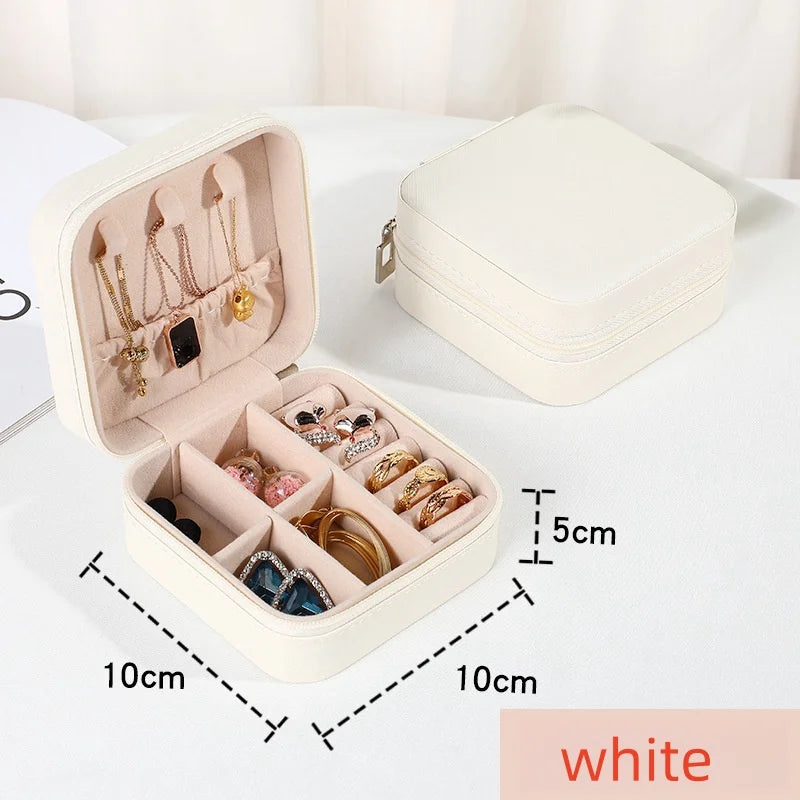 Luxury Mini Jewelry Box in Synthetic Leather
