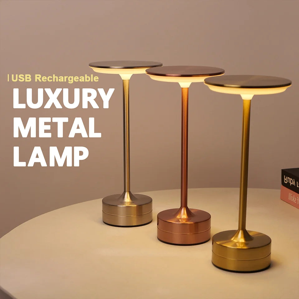 Luxurious and Portable LED Touch Sensor Table Lamp