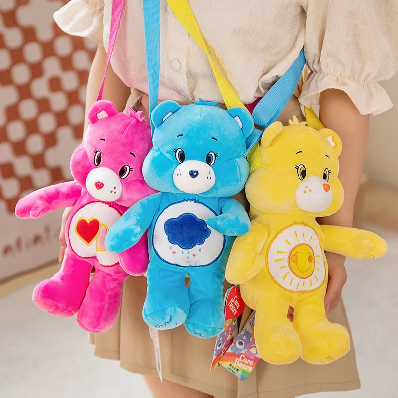 Care Bears Colorful Plush Bear Backpack