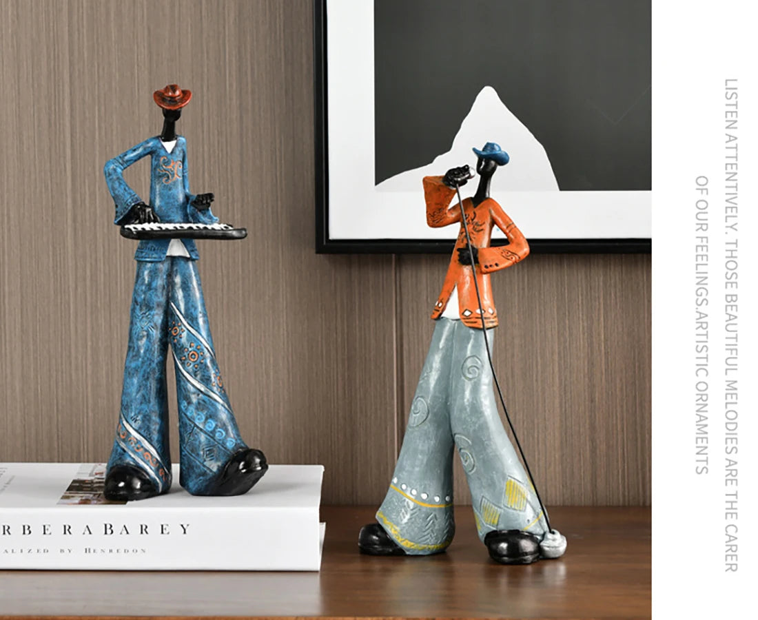 Decorative Sculpture of an American Band