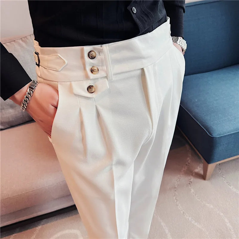 Slim Fit British Style Dress Pants