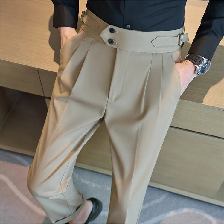 Men's slim fit office pants