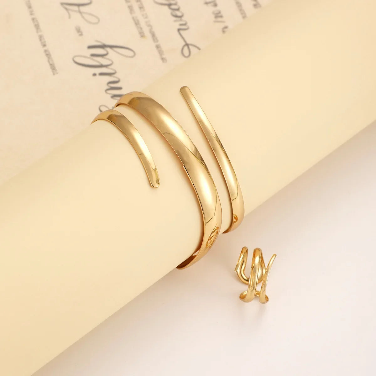 Stainless Steel Bracelet Set with Water Drop