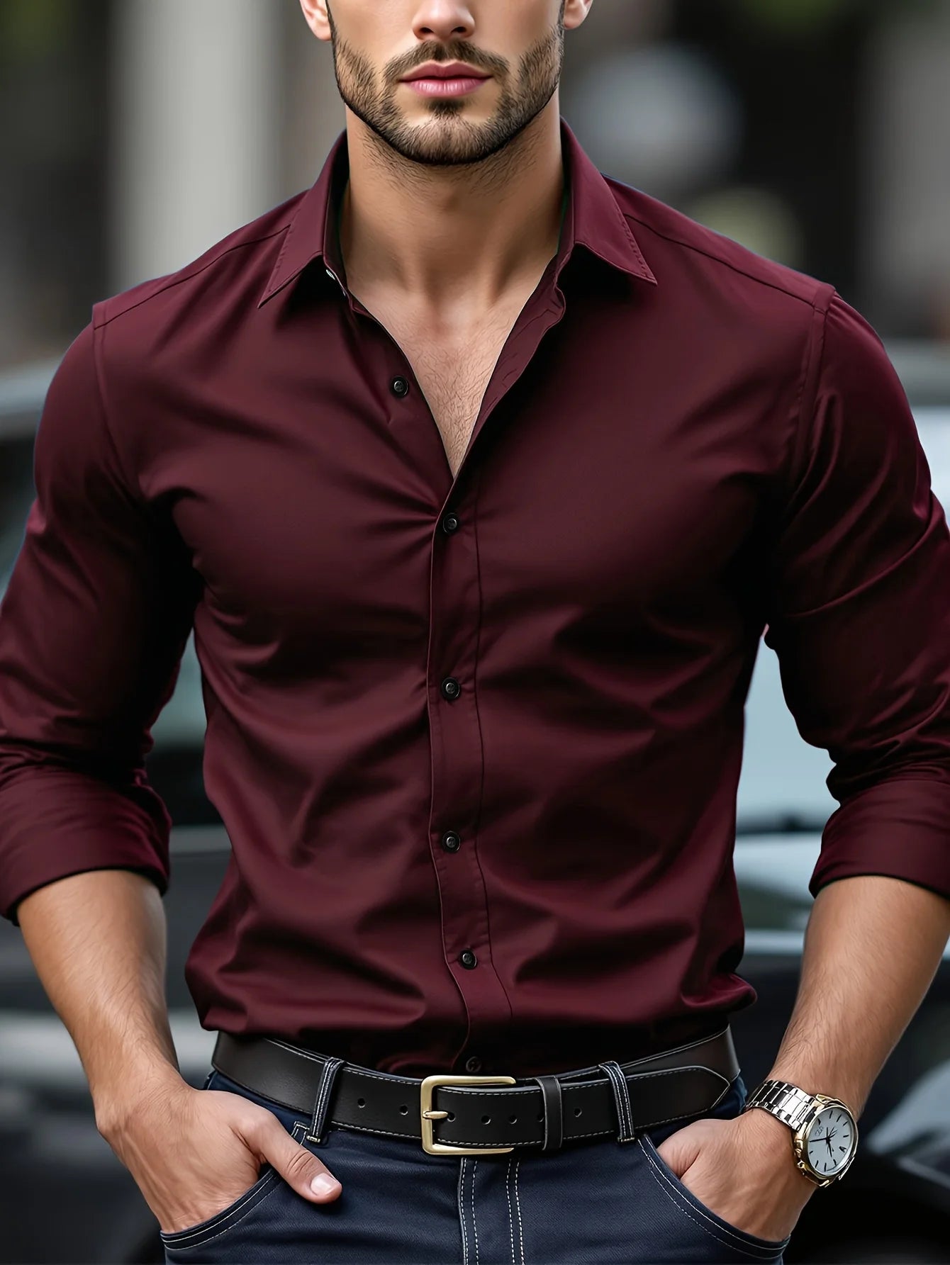 Elegant and Versatile Dress Shirt