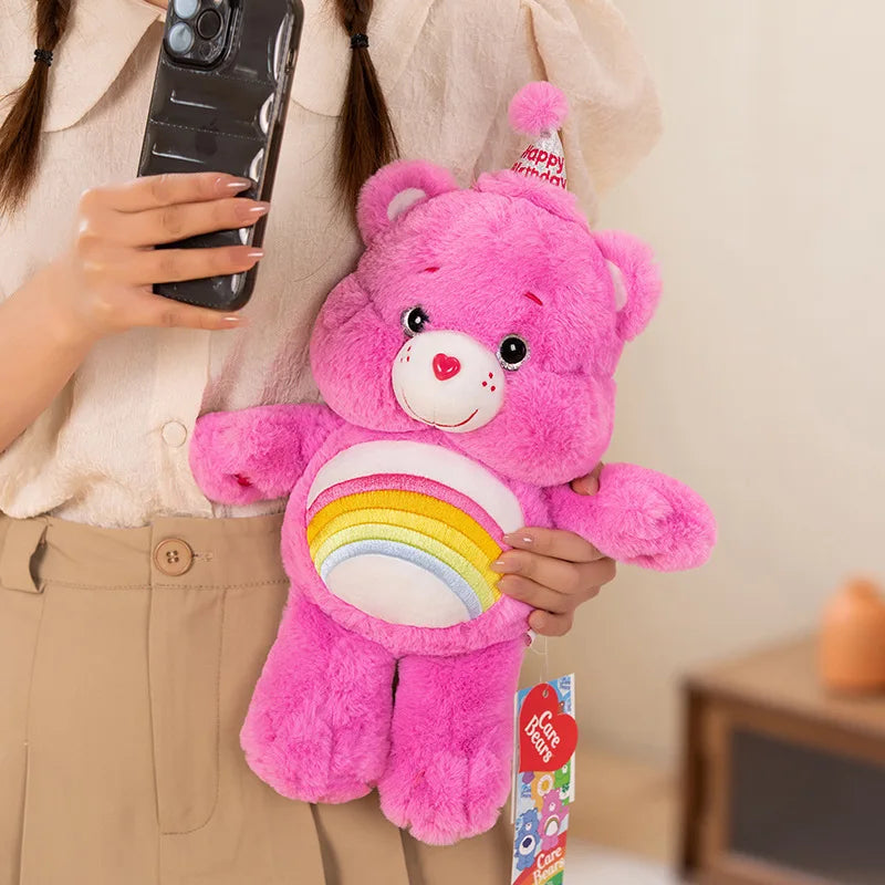Care Bears Colorful Plush Bear Backpack
