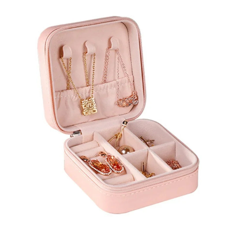 Luxury Mini Jewelry Box in Synthetic Leather