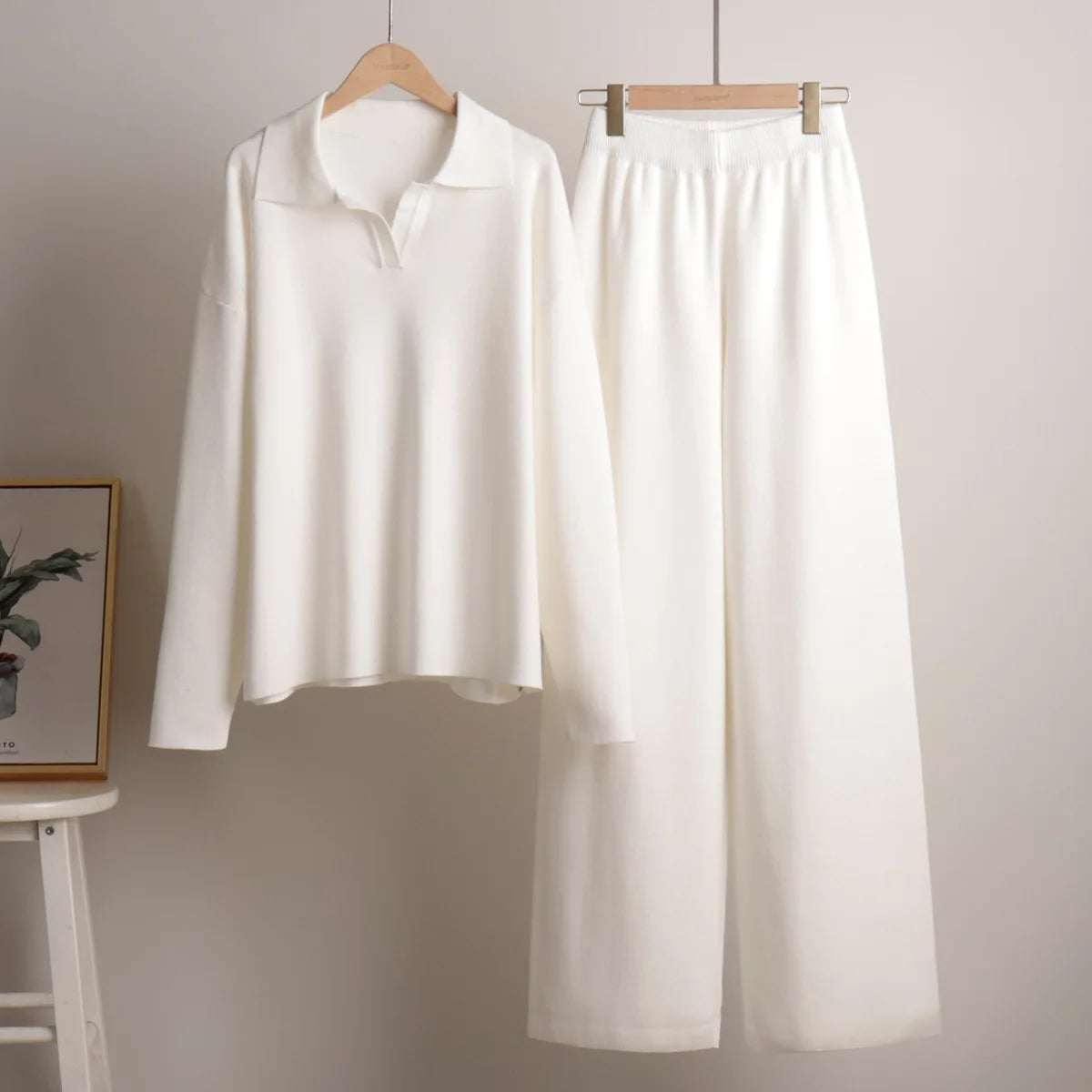 Thick Knit Winter Sweater and Pants Set