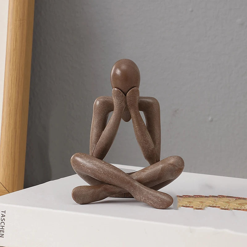 Abstract Thinker Figures Artistic Decorations for Living Room, Office and Bedrooms