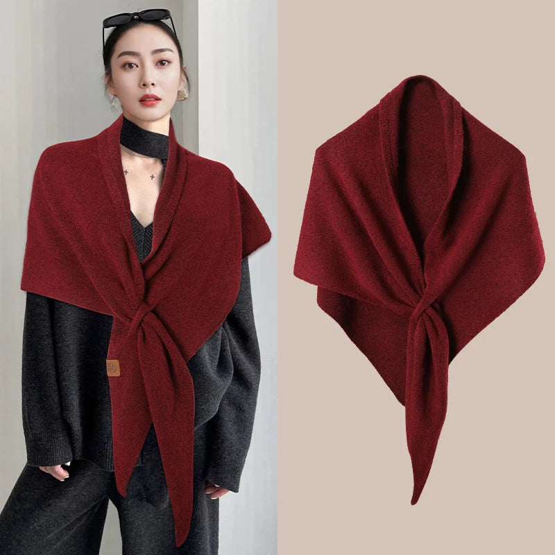 Women's Triangular Shawl Korean Version