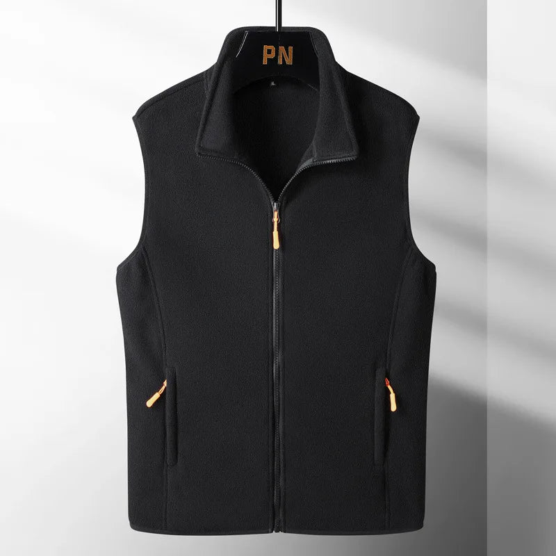 Plus Size Fashion Jacket with Zipper Pockets