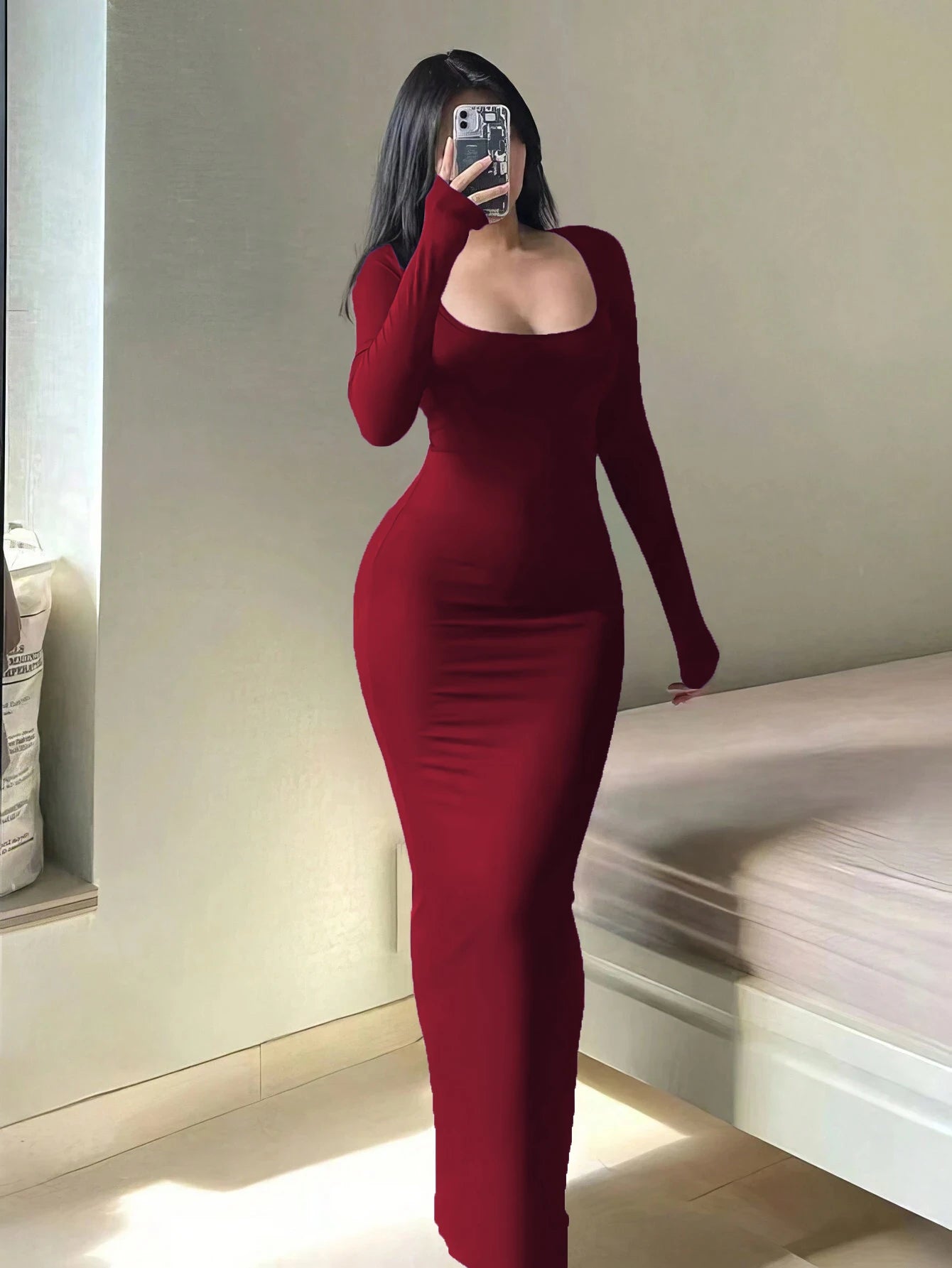 Women's Slim Elegant Minimalist Dress
