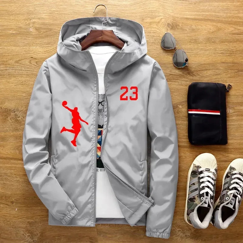 Casual Hooded Bomber Jacket