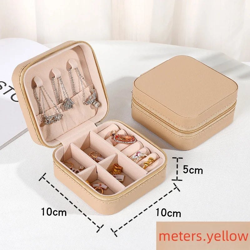 Luxury Mini Jewelry Box in Synthetic Leather