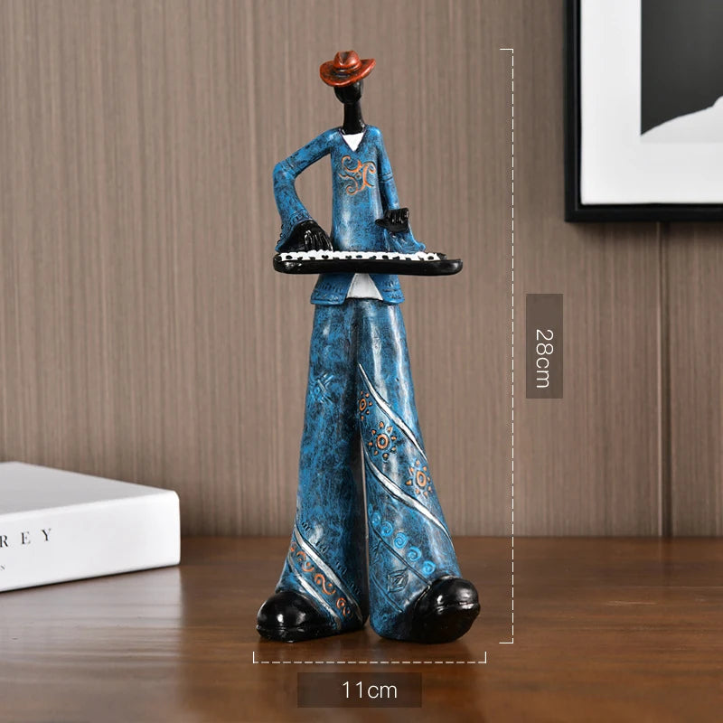 Decorative Sculpture of an American Band