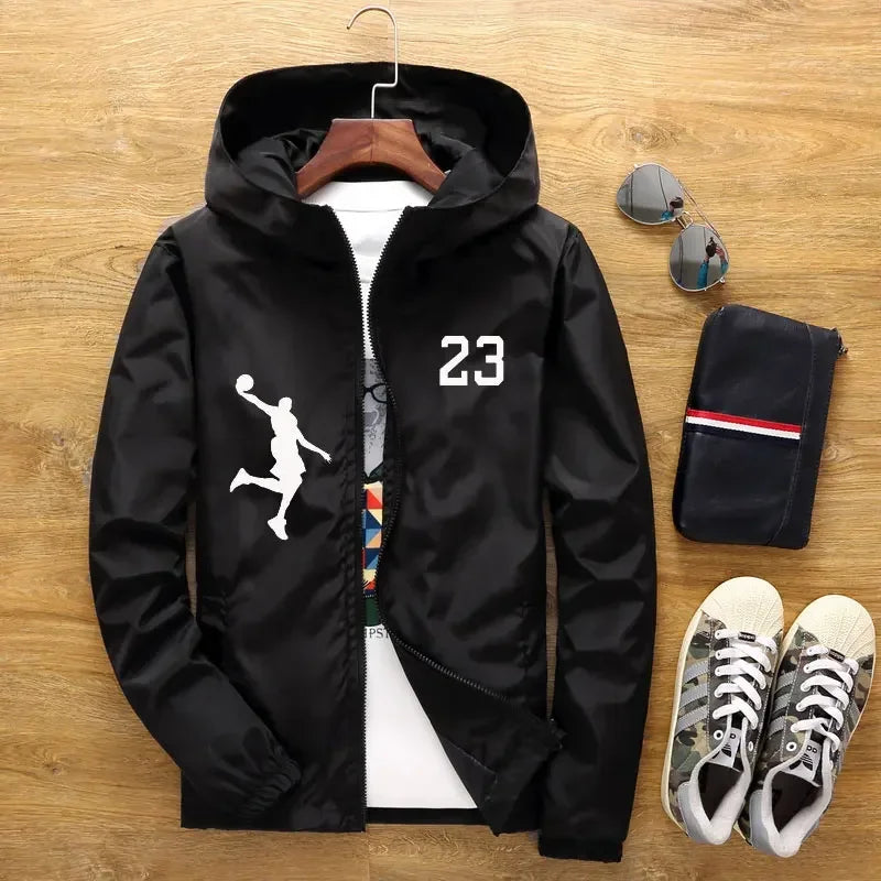 Casual Hooded Bomber Jacket