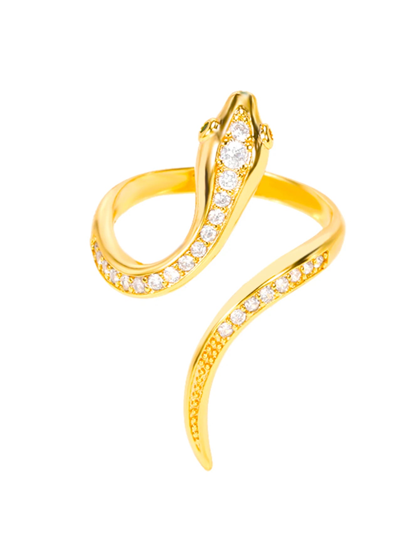 Snake Ring in 18K Gold Plated Stainless Steel