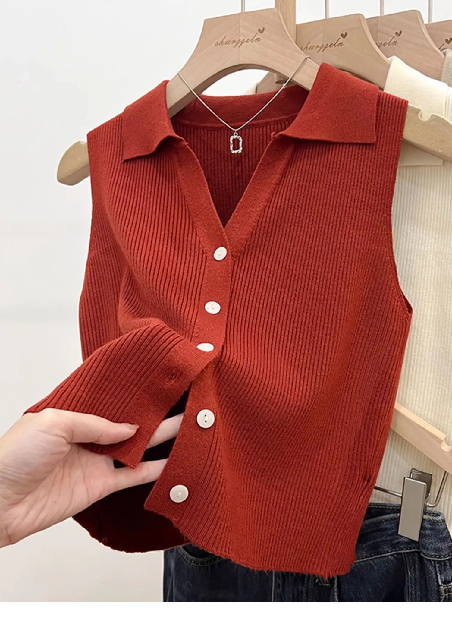 Slim Korean Knitted Cardigan