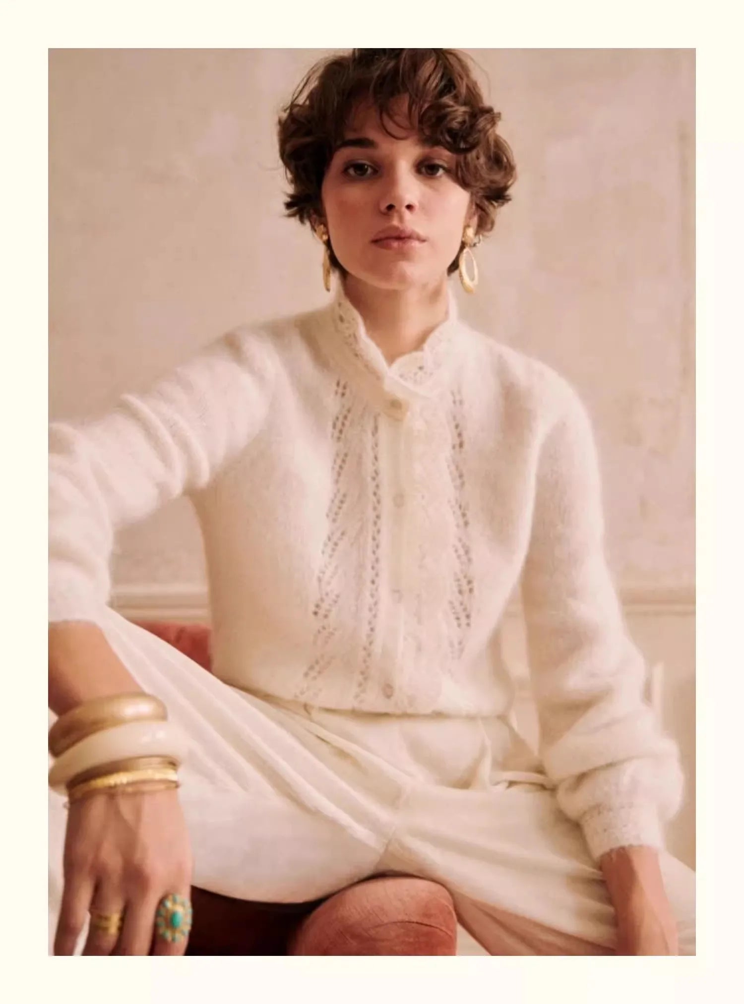 French Style Knitted Cardigan