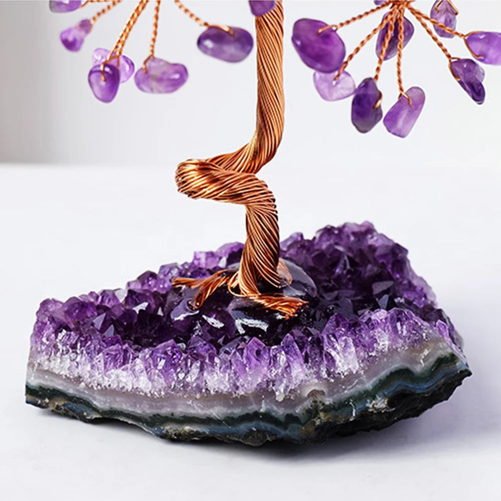 Natural Crystal Tree with Base