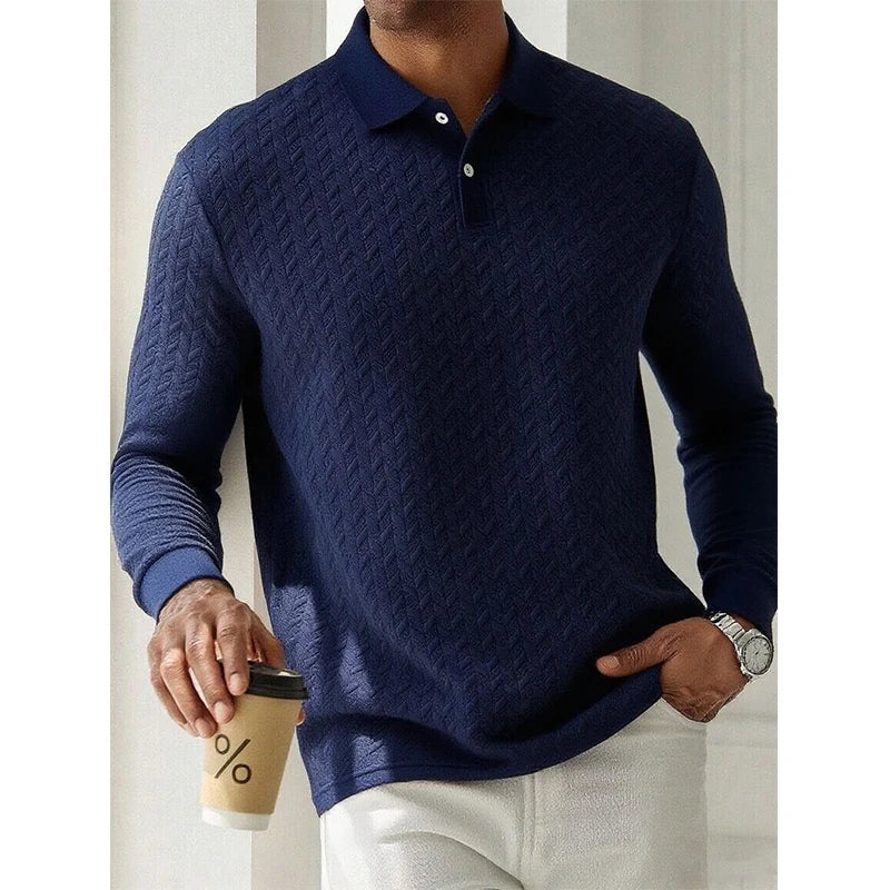 High Quality Long Sleeve Polo Shirt