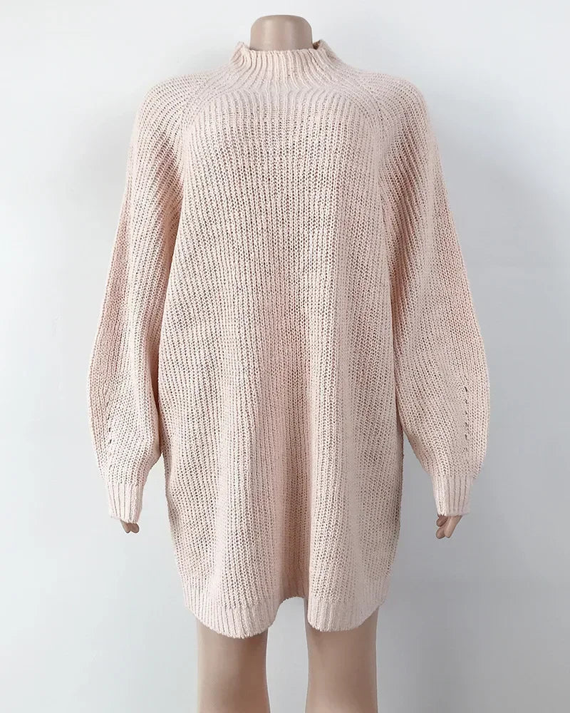 Vintage Long Sleeve Sweater Dress