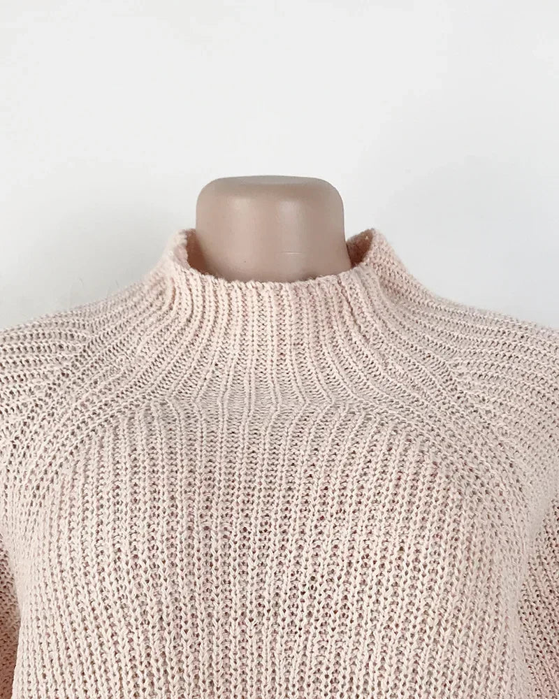 Vintage Long Sleeve Sweater Dress