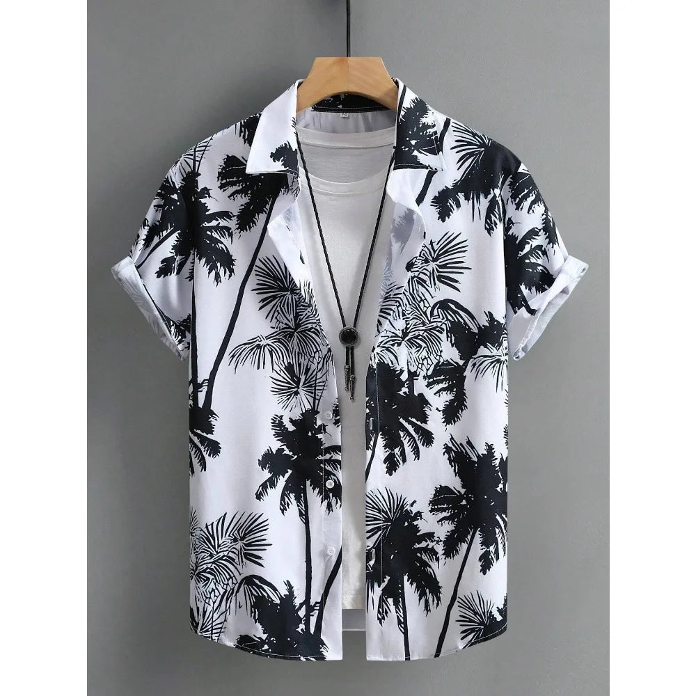 Stylish Vintage Men's Beach Shirt
