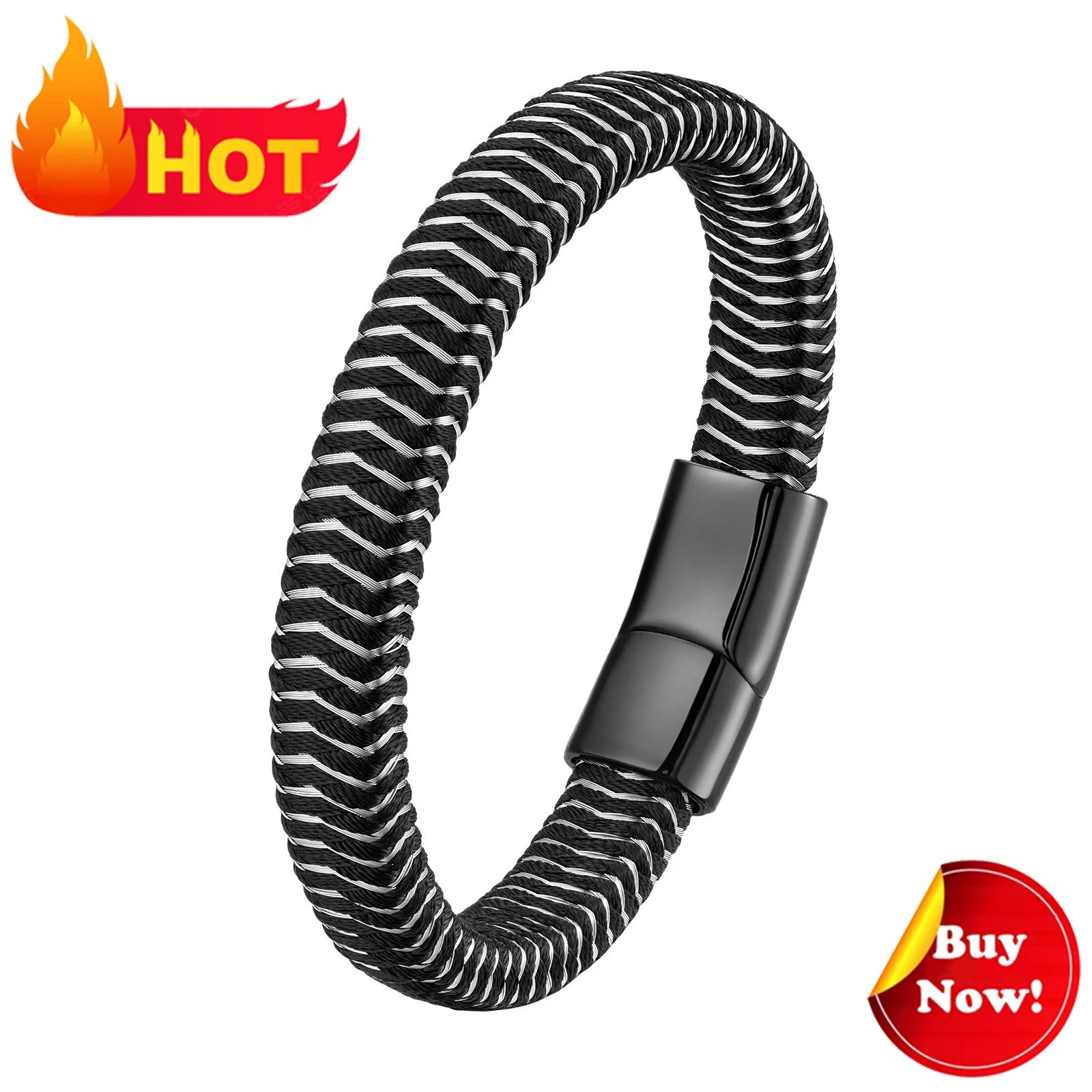 Leather Bracelet with Teeth Totem