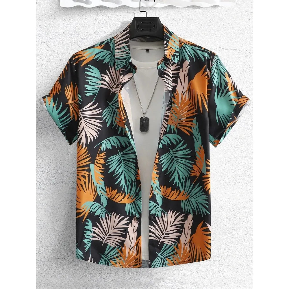 Stylish Vintage Men's Beach Shirt