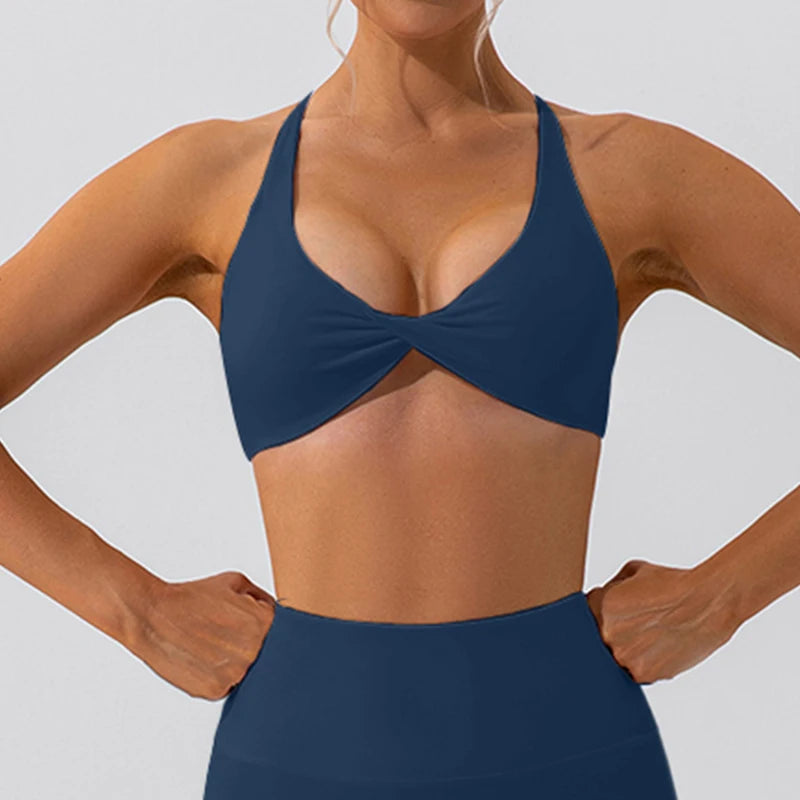 Sexy Women's Gym Top with Crease