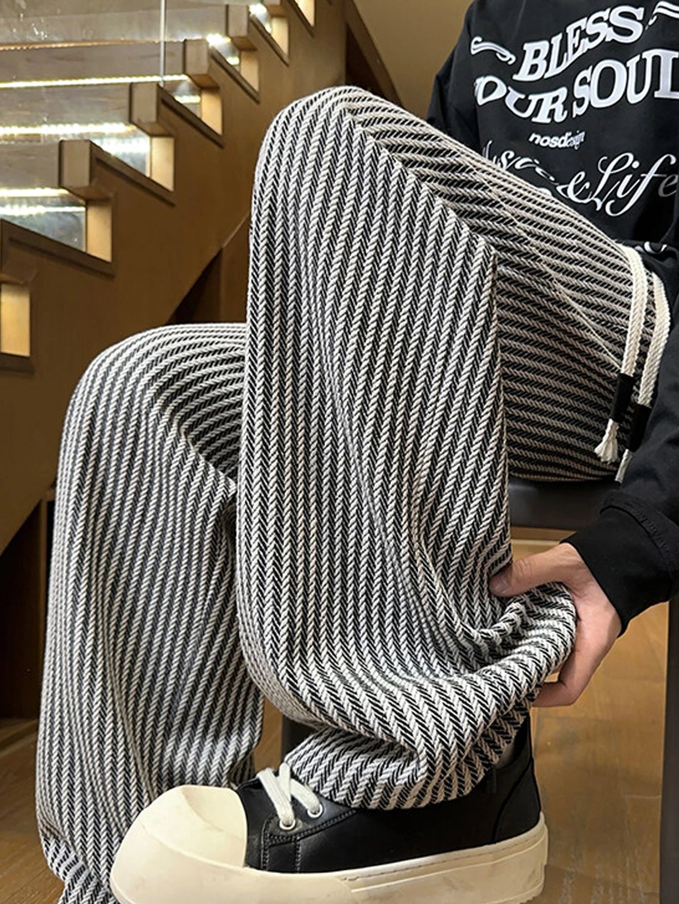 Casual Striped Pants