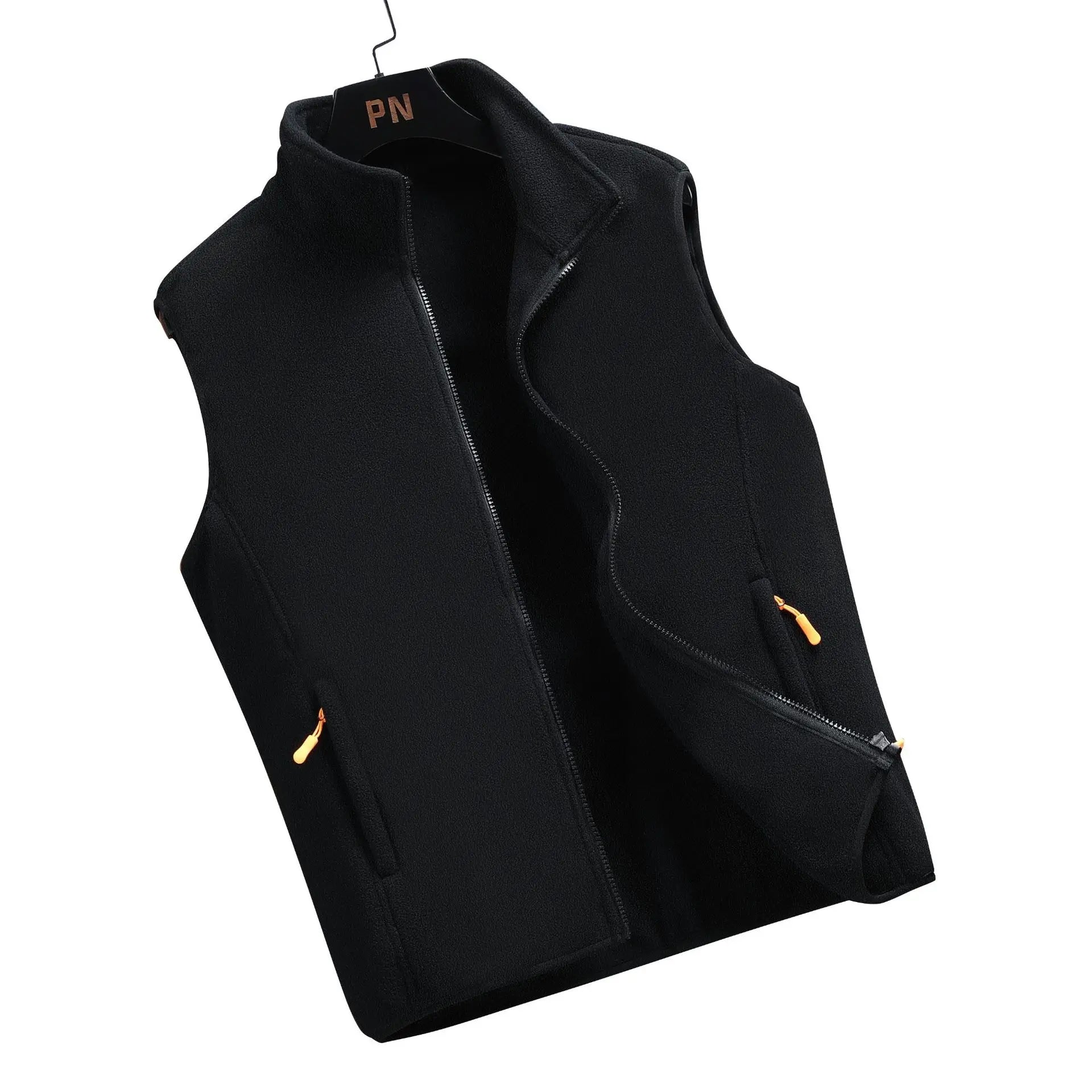 Plus Size Fashion Jacket with Zipper Pockets