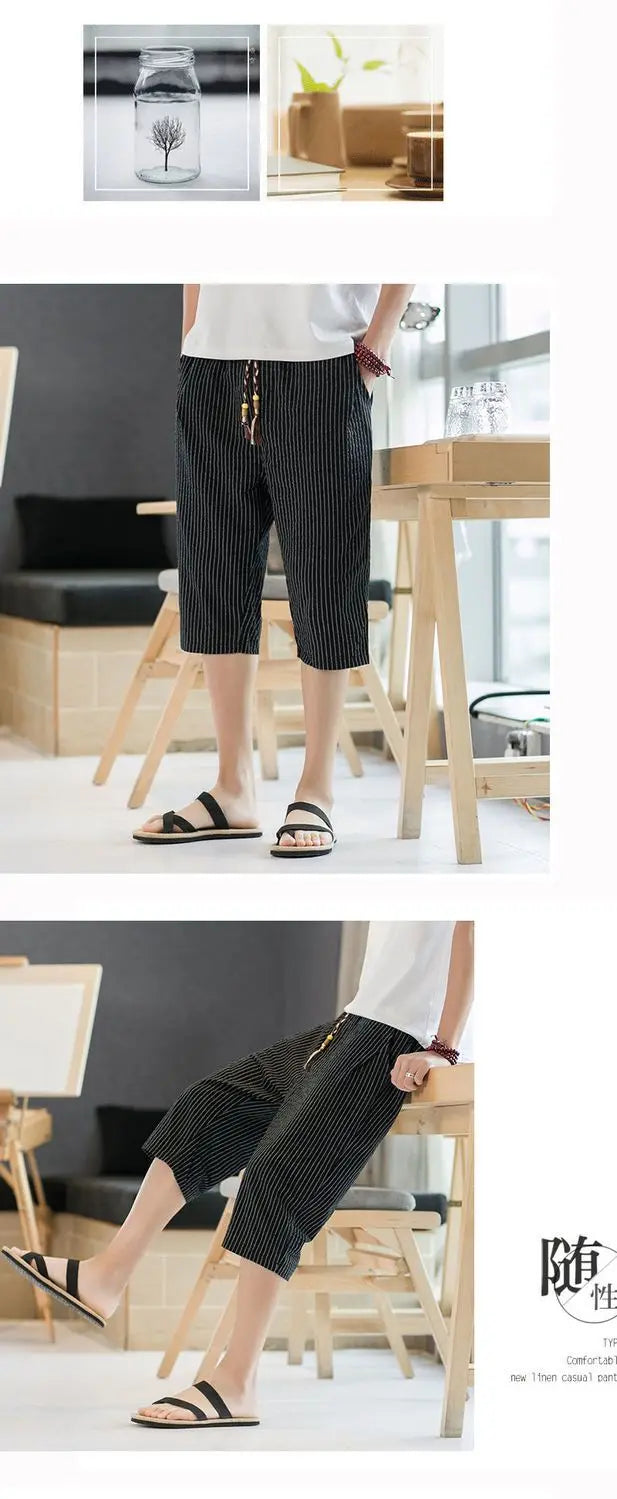 Polyester Cropped Pants