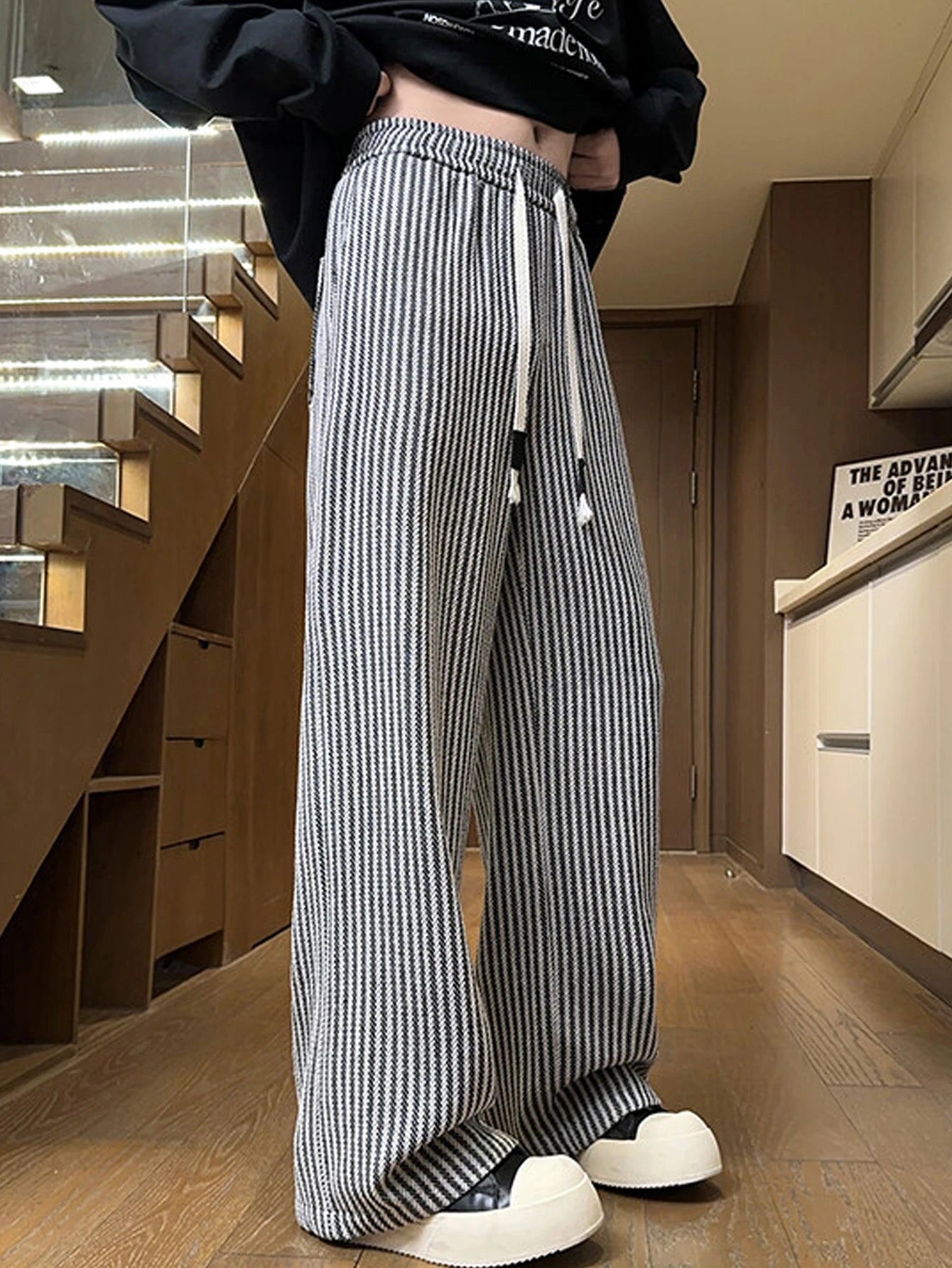 Casual Striped Pants