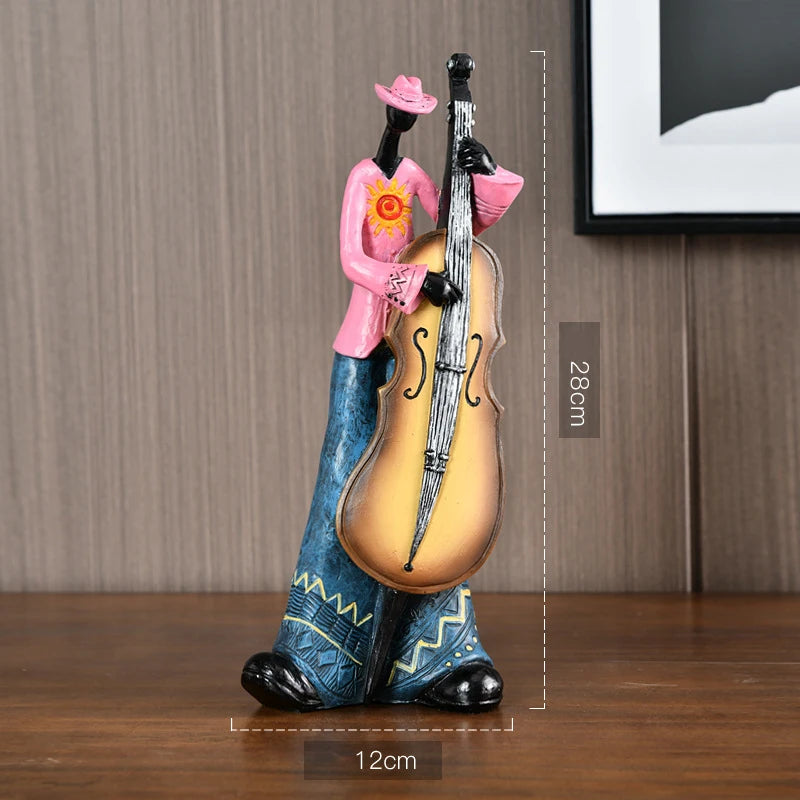 Decorative Sculpture of an American Band