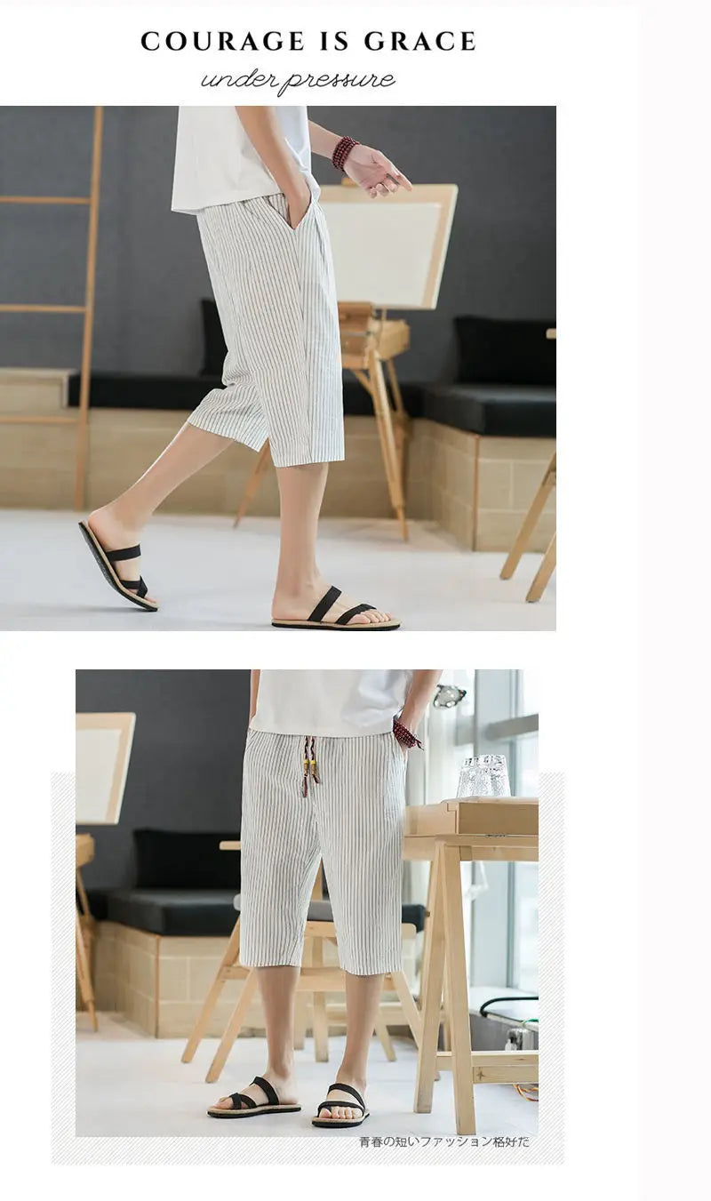 Polyester Cropped Pants
