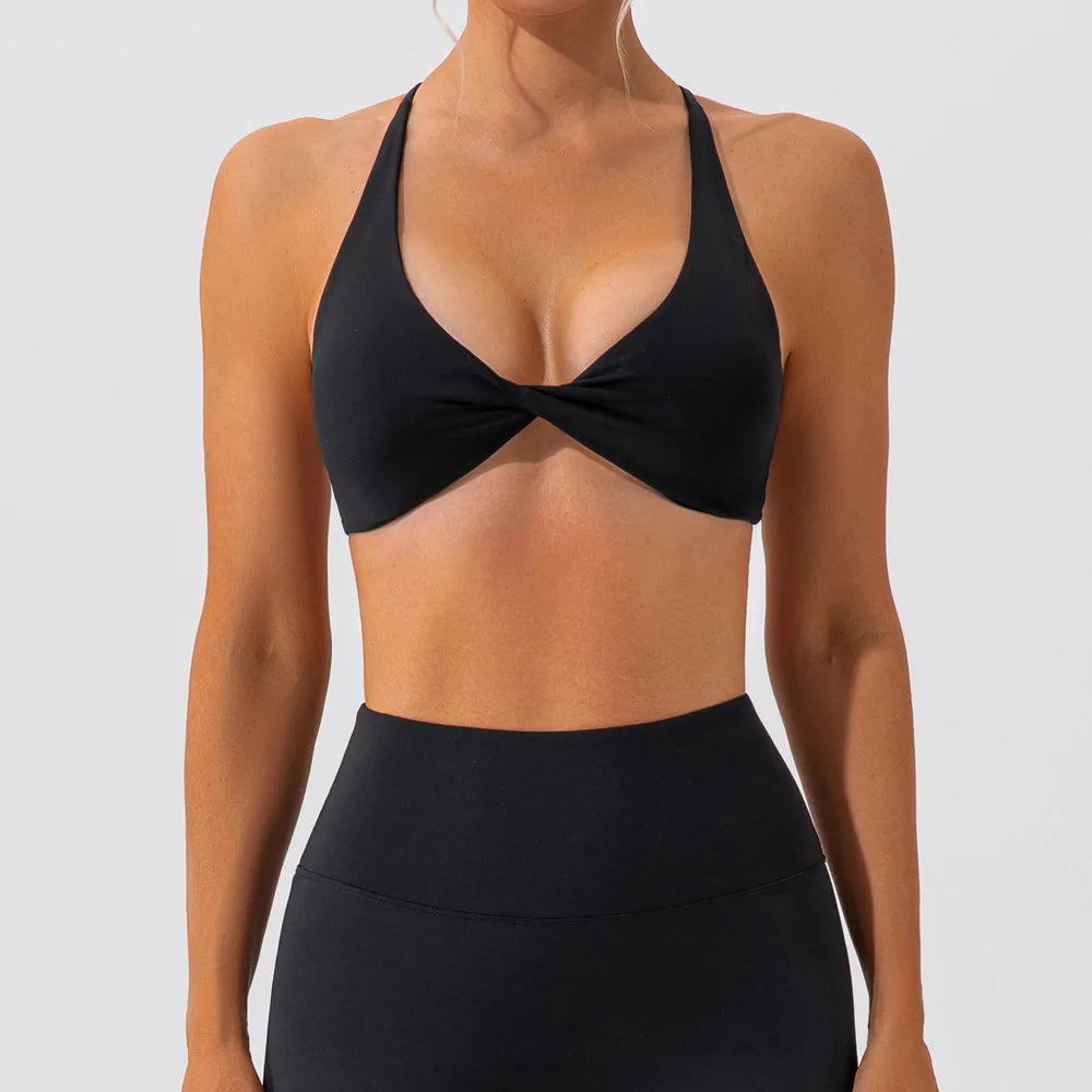 Sexy Women's Gym Top with Crease